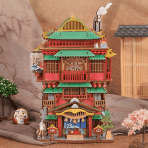 つくるんですドールハウス diy『湯泉物語』収納屋さんの和製ミクロシーン積み木おもちゃパズル手作りパッチワーク誕生日プレゼント